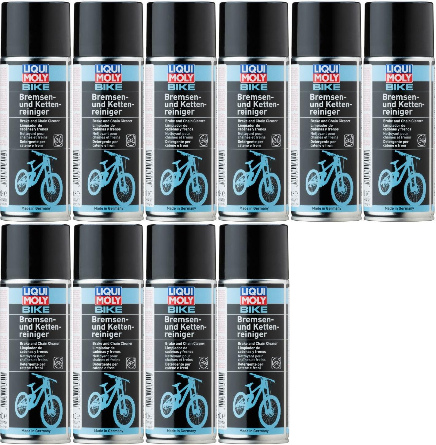 Liqui Moly 6054 Bike Bremsen- und Kettenreiniger 10x 400 Milliliter