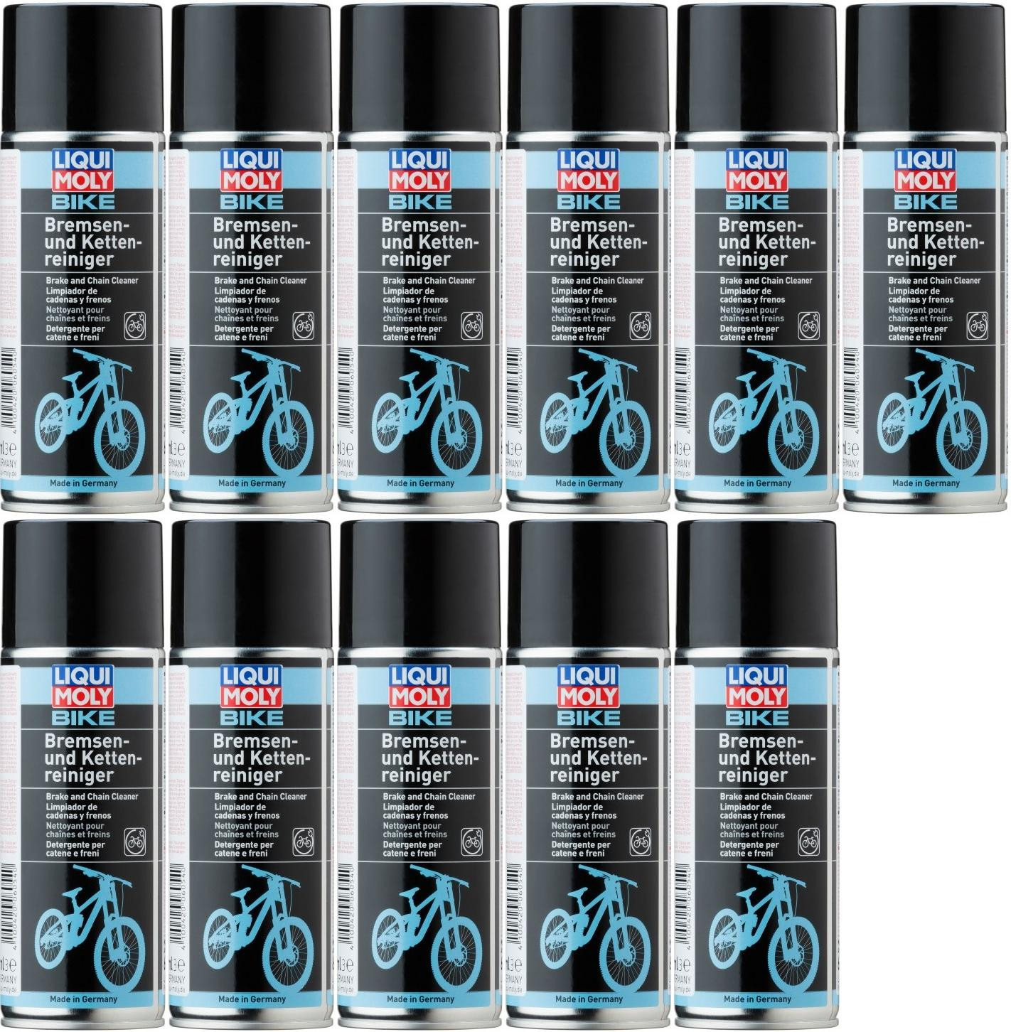Liqui Moly 6054 Bike Bremsen- und Kettenreiniger 11x 400 Milliliter