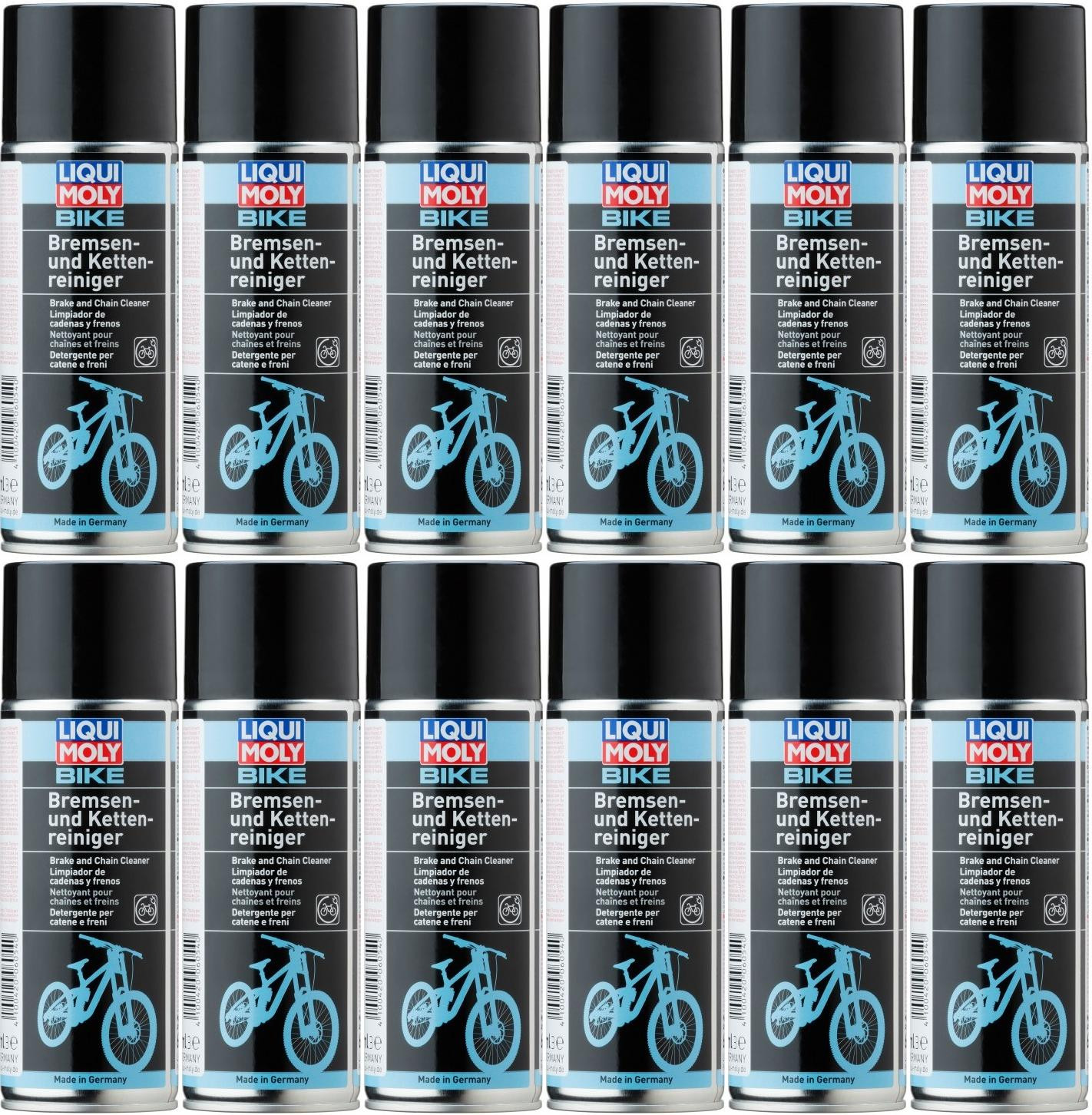 Liqui Moly 6054 Bike Bremsen- und Kettenreiniger 12x 400 Milliliter