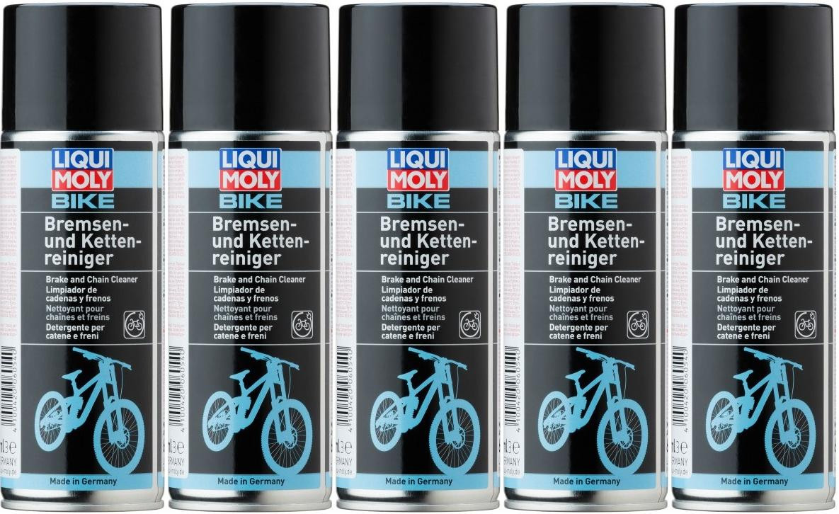 Liqui Moly 6054 Bike Bremsen- und Kettenreiniger 5x 400 Milliliter