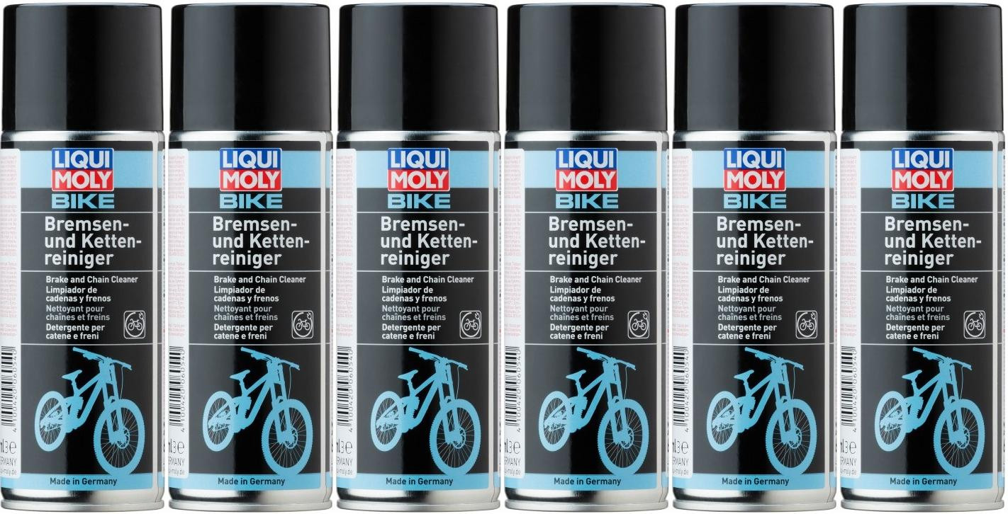 Liqui Moly 6054 Bike Bremsen- und Kettenreiniger 6x 400 Milliliter