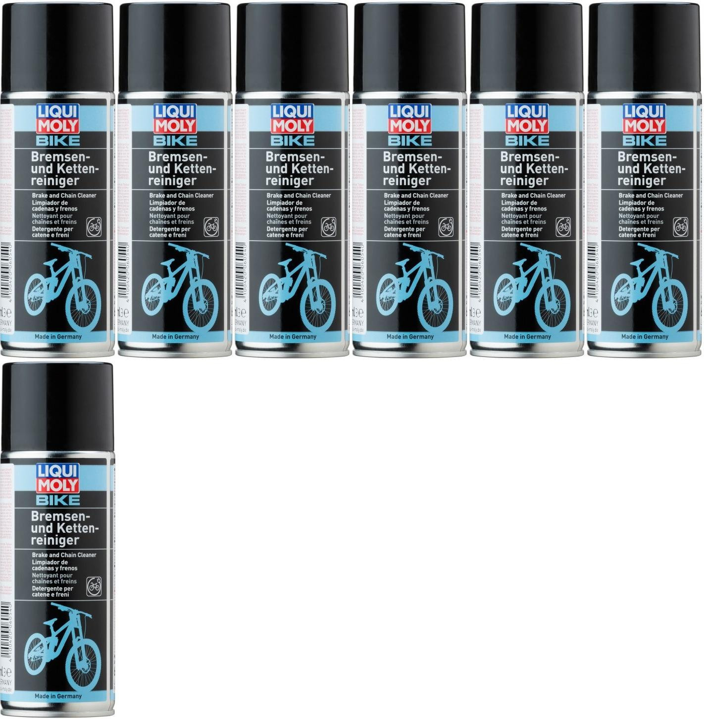 Liqui Moly 6054 Bike Bremsen- und Kettenreiniger 7x 400 Milliliter