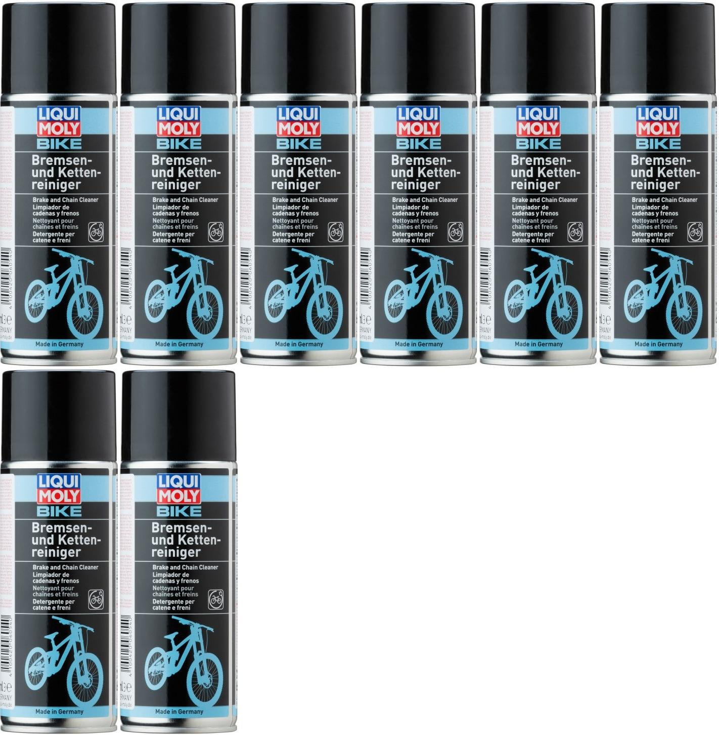 Liqui Moly 6054 Bike Bremsen- und Kettenreiniger 8x 400 Milliliter