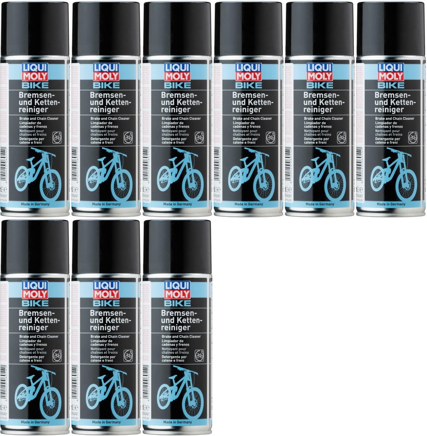Liqui Moly 6054 Bike Bremsen- und Kettenreiniger 9x 400 Milliliter