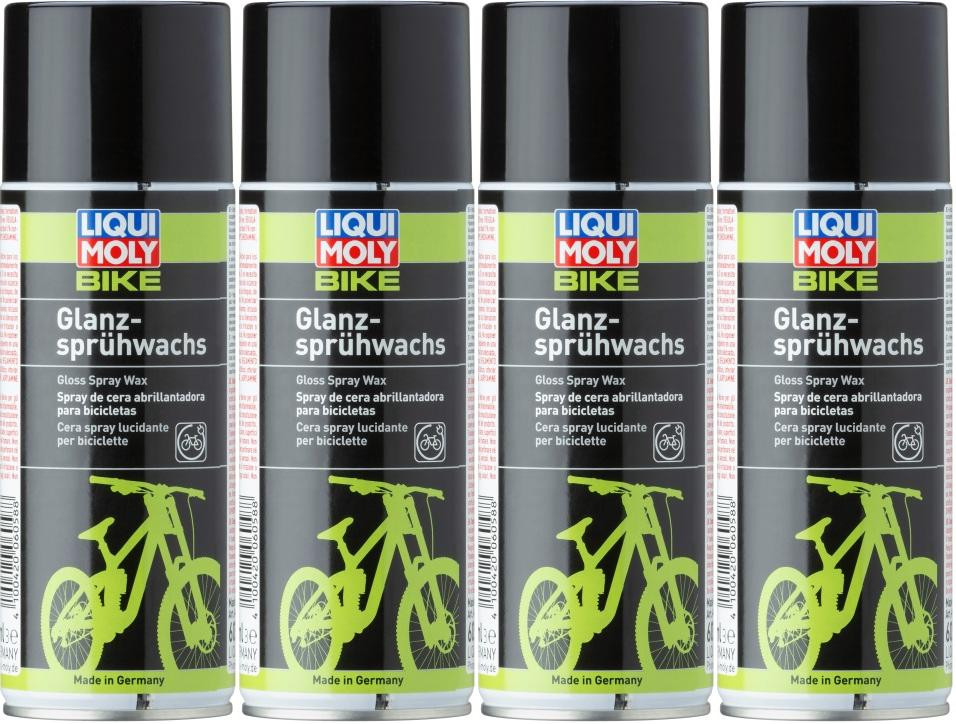 Liqui Moly 6058 Bike Glanz-Sprühwachs 4x 400 Milliliter