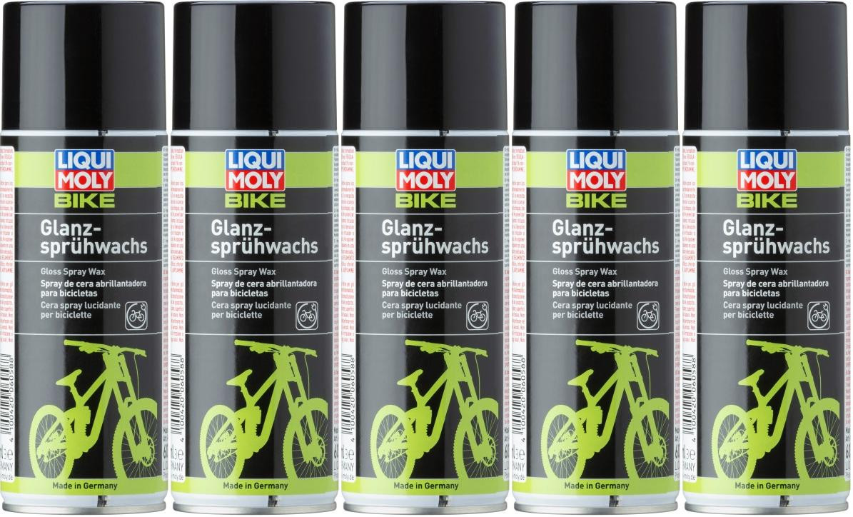 Liqui Moly 6058 Bike Glanz-Sprühwachs 5x 400 Milliliter