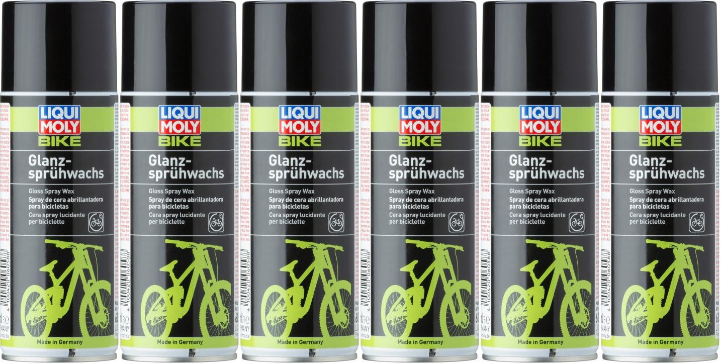 Liqui Moly 6058 Bike Glanz-Sprühwachs 6x 400 Milliliter