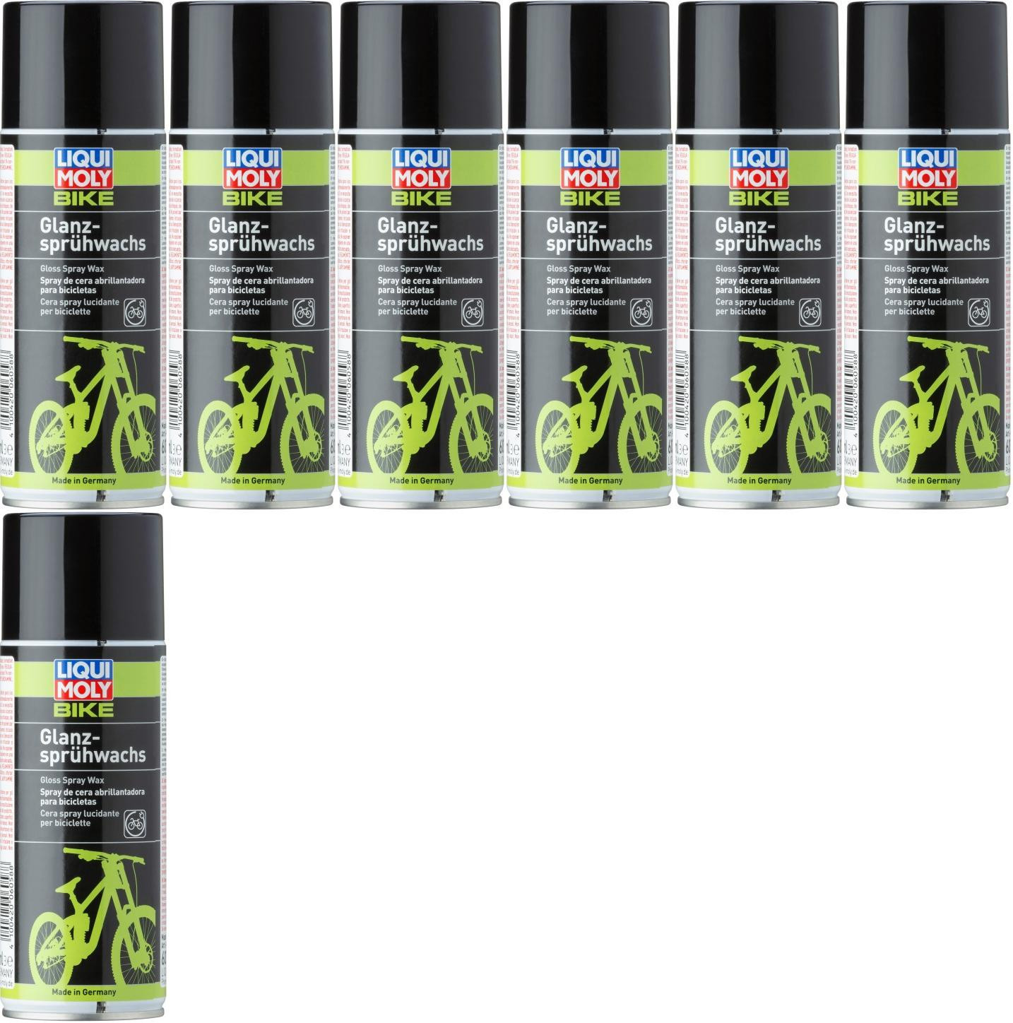 Liqui Moly 6058 Bike Glanz-Sprühwachs 7x 400 Milliliter