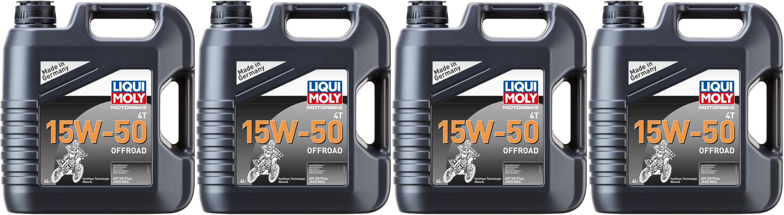 Liqui Moly 3058 Motorbike 4T 15W-50 Offroad 4x 4l = 16 Liter