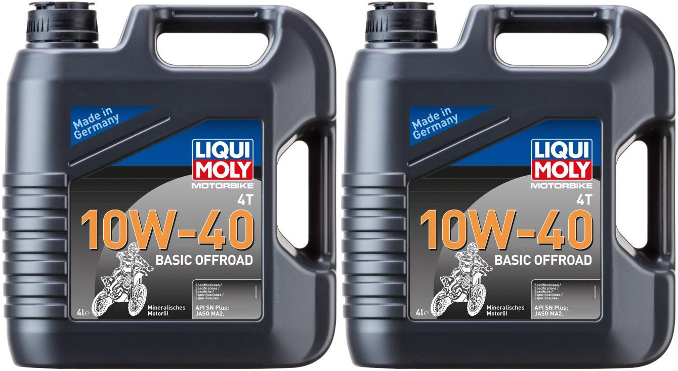 Liqui Moly 3062 Motorbike 4T 10W-40 Basic Offroad 2x 4l = 8 Liter