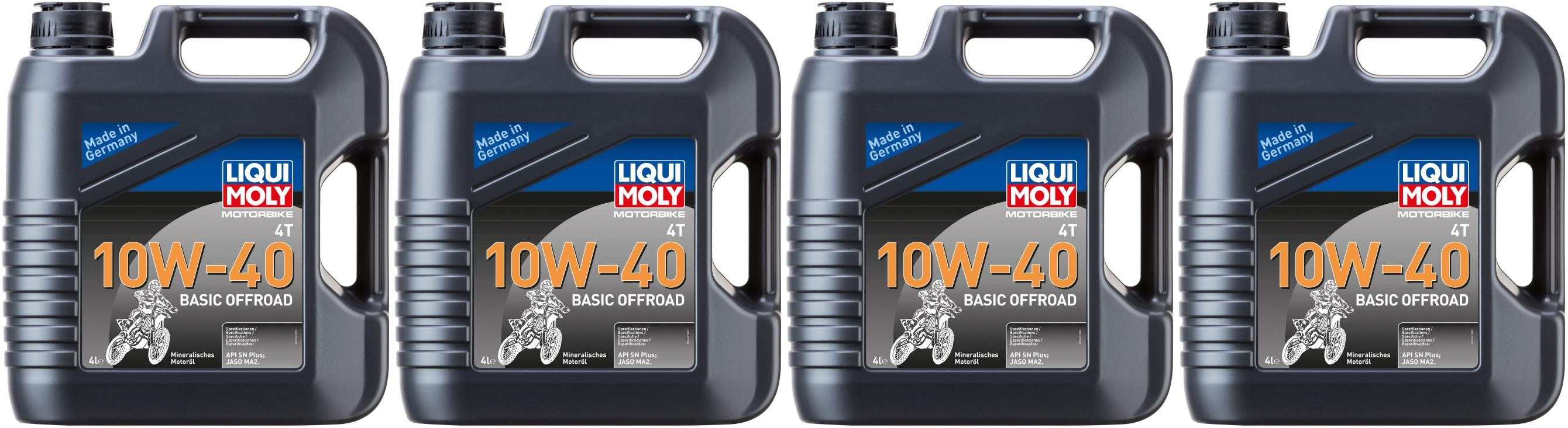 Liqui Moly 3062 Motorbike 4T 10W-40 Basic Offroad 4x 4l = 16 Liter