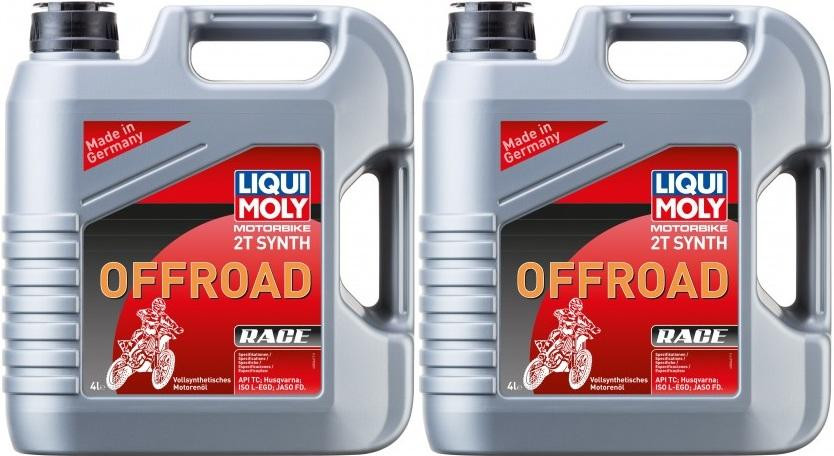 Liqui Moly 3064 Motorbike 2T Synth Offroad Race 2x 4l = 8 Liter