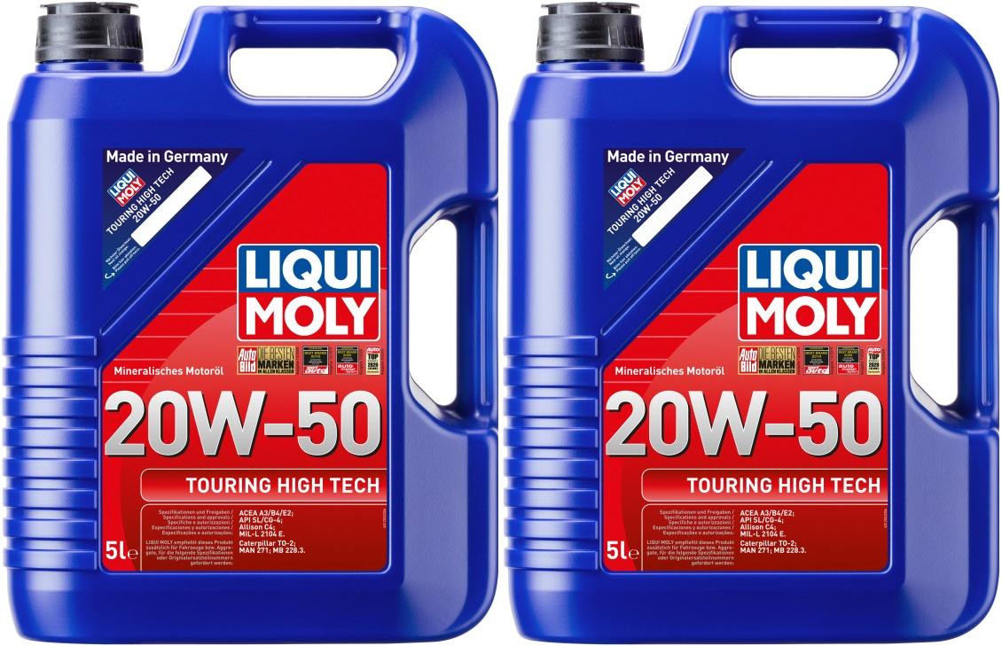 Liqui Moly 1255 Touring High Tech 20W-50 2x 5 = 10 Liter