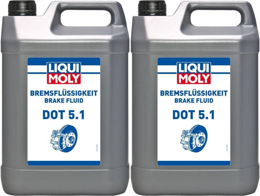Liqui Moly 21163 Bremsflüssigkeit DOT 5.1 2x 5 = 10 Liter
