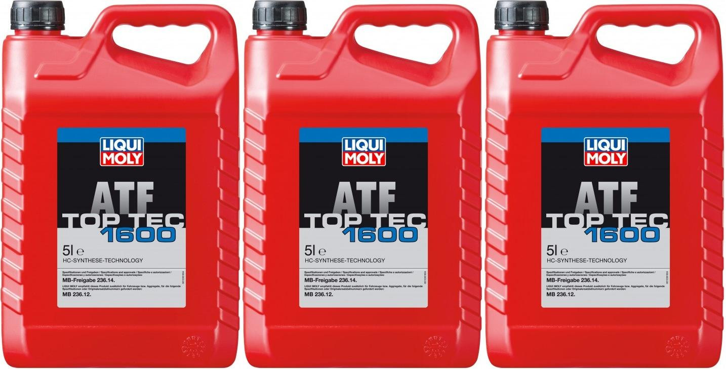 Liqui Moly 21176 Top Tec ATF 1600 3x 5 = 15 Liter