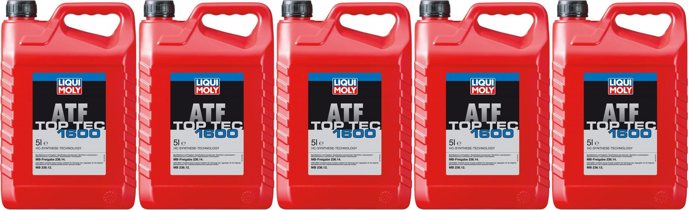 Liqui Moly 21176 Top Tec ATF 1600 5x 5 = 25 Liter