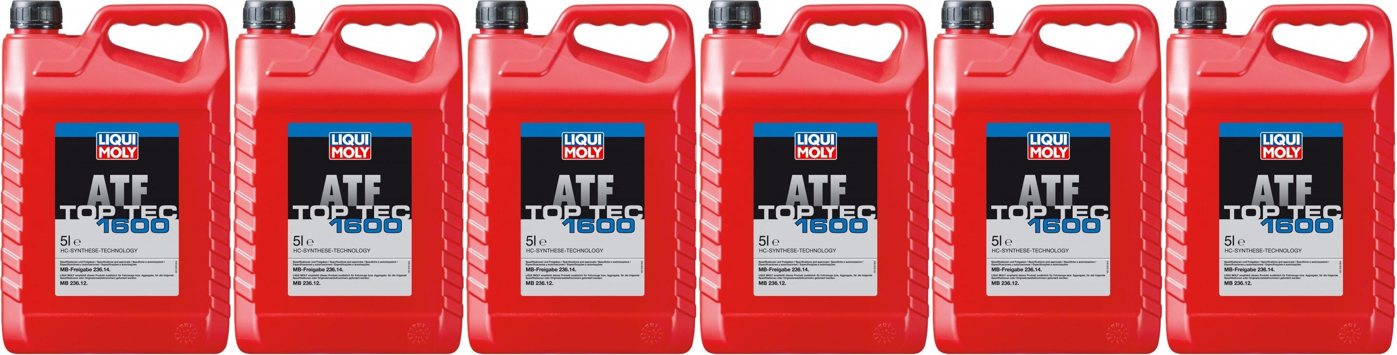 Liqui Moly 21176 Top Tec ATF 1600 6x 5 = 30 Liter