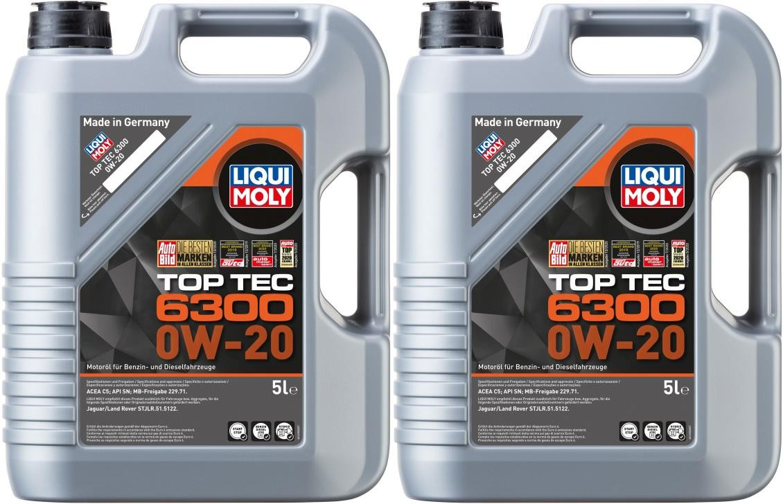 Liqui Moly 21211 Top Tec 6300 0W-20 2x 5 = 10 Liter