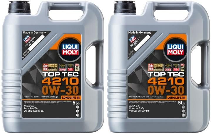 Liqui Moly 21605 Top Tec 4210 0W-30 2x 5 = 10 Liter