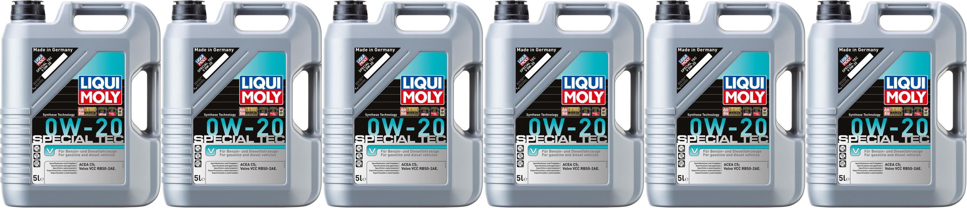 Liqui Moly 8421 Special Tec V 0W-20 6x 5 = 30 Liter