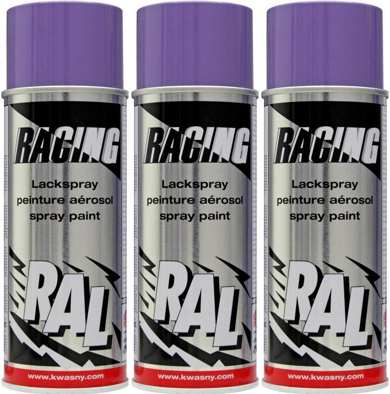 RACING Lackspray RAL 4005 BlauLila 3x 400 Milliliter