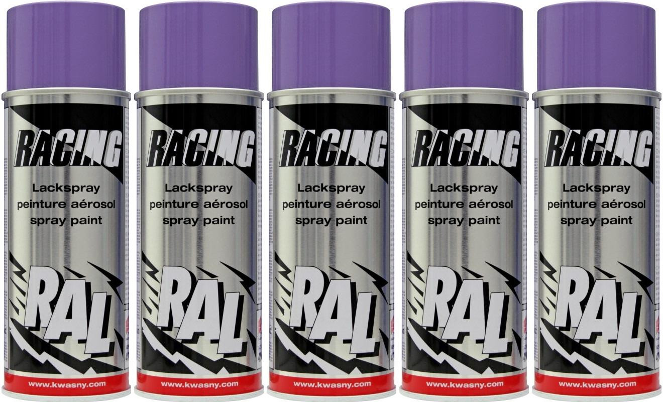 RACING Lackspray RAL 4005 BlauLila 5x 400 Milliliter