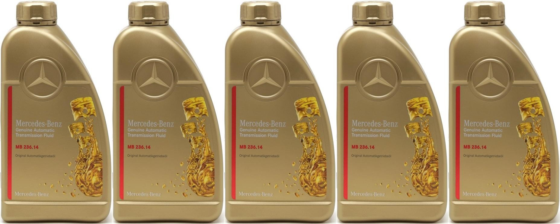 Original Mercedes Benz Automatikgetriebeöl MB 236.14 5x 1l = 5 Liter