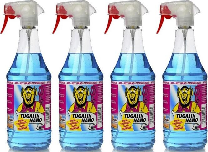Tuga Chemie - Tugalin Nano (Glasreiniger mit Langzeitwirkung) 4x 1l = 4 Liter
