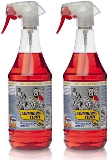 Tuga Chemie Aluminium-Teufel (extrem kraftvoller Felgenreiniger) 2x 1l = 2 Liter