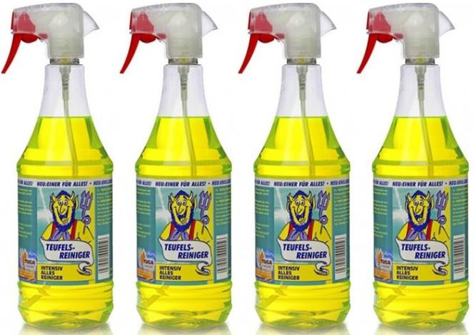 Tuga Chemie - Teufels-Reiniger (Intensiv alles Reiniger) 4x 1l = 4 Liter