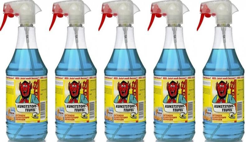 Tuga Chemie Kunststoff-Teufel (Entfernt fast alles auf Kunststoff) 5x1l=5 Liter