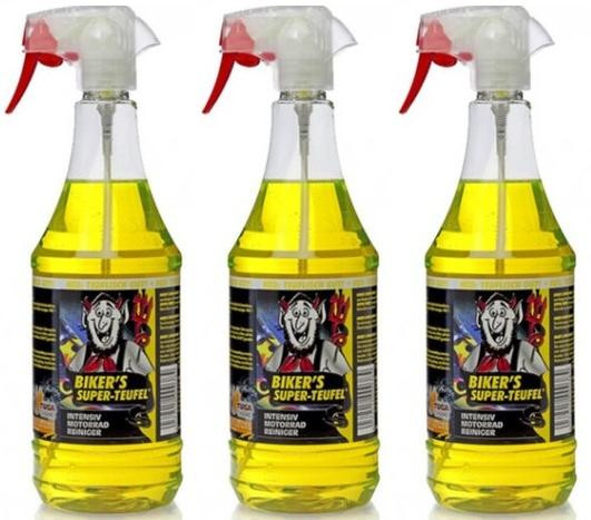 Tuga Chemie - Biker's Super-Teufel Motorrad Reiniger 3x 1l = 3 Liter