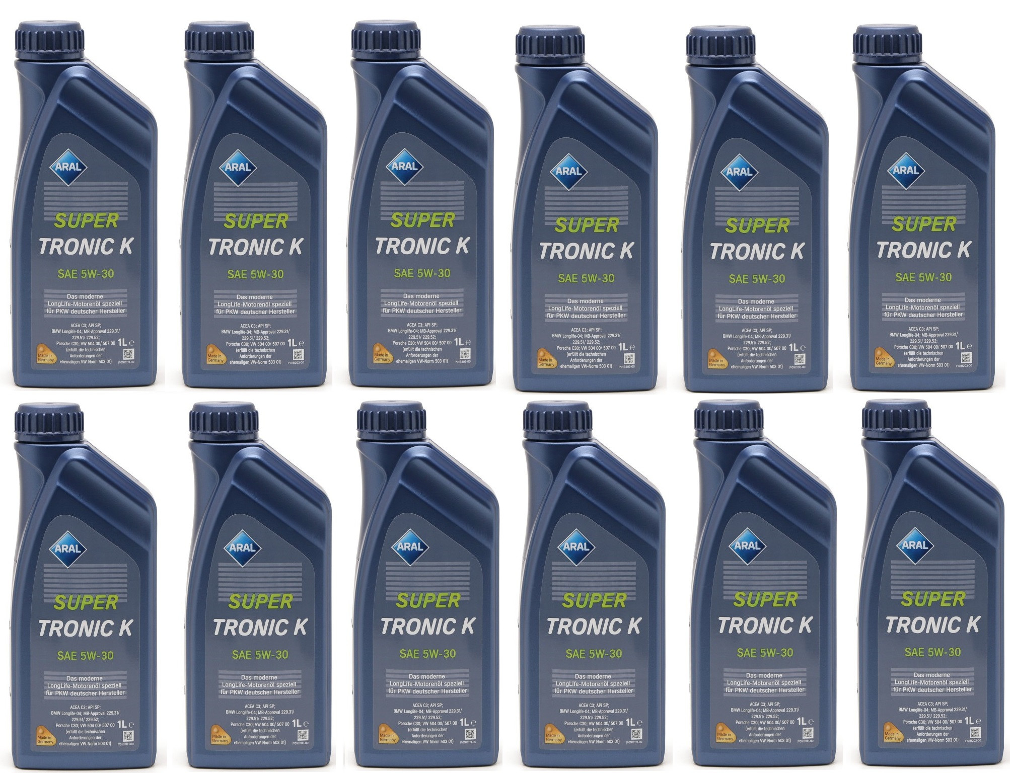 Aral Super Tronic K (ex. Longlife III) 5W-30 Motoröl 12x 1l = 12 Liter
