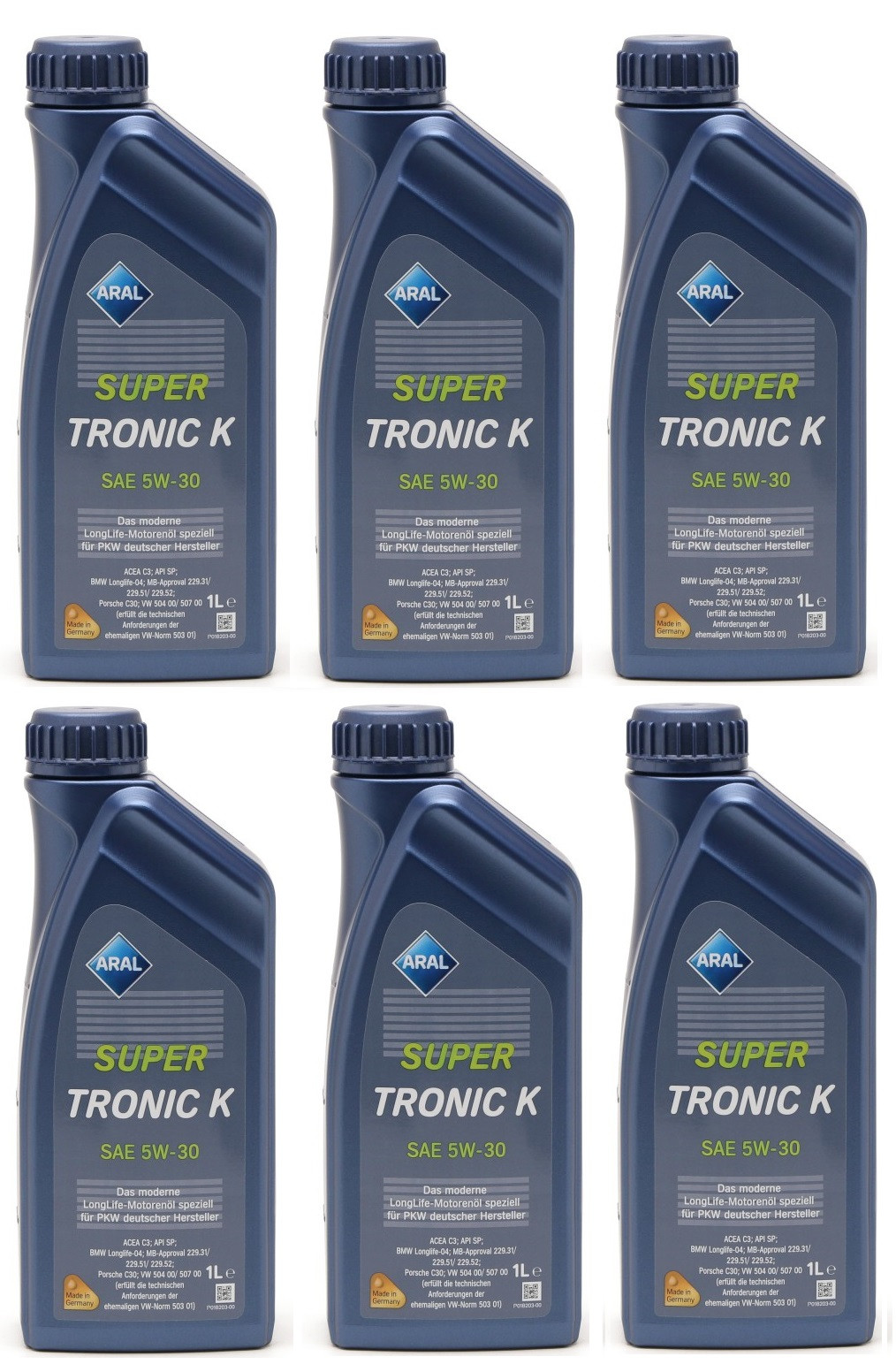Aral Super Tronic K (ex. Longlife III) 5W-30 Motoröl 6x 1l = 6 Liter