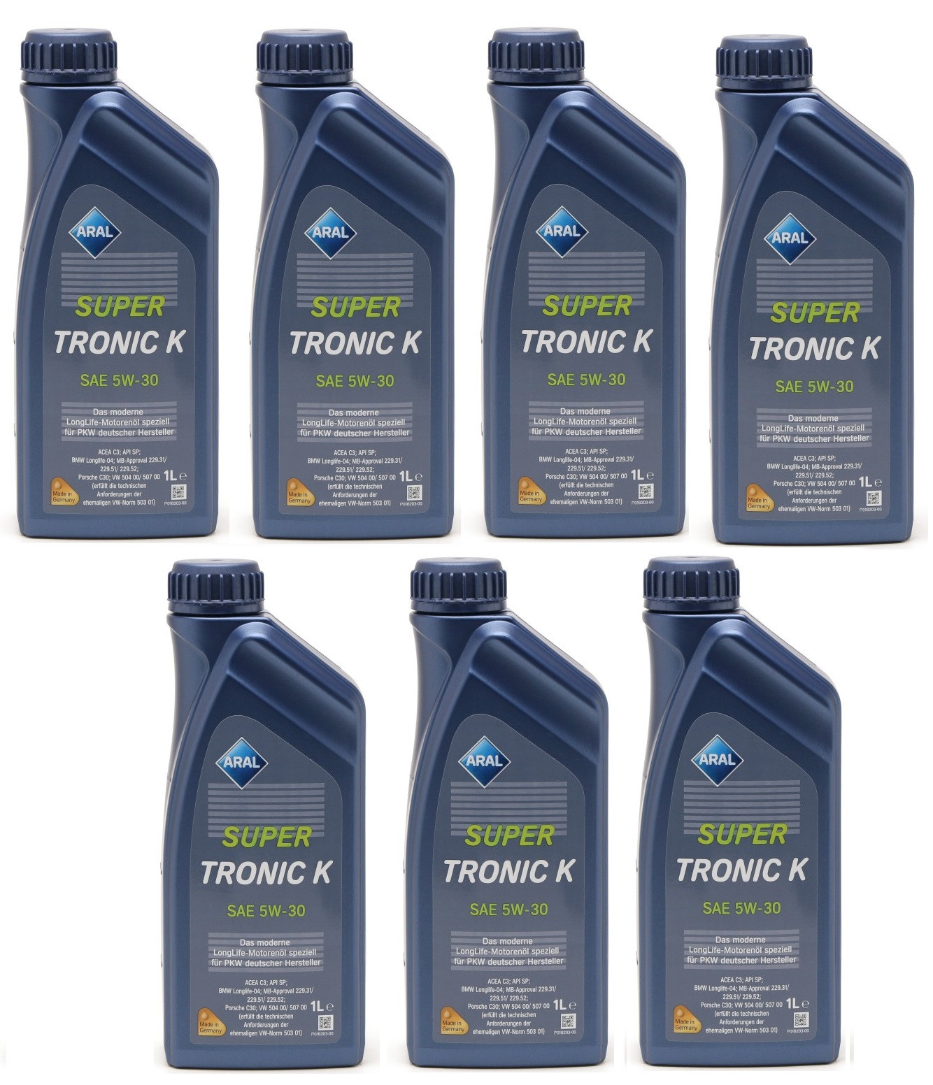 Aral Super Tronic K (ex. Longlife III) 5W-30 Motoröl 7x 1l = 7 Liter