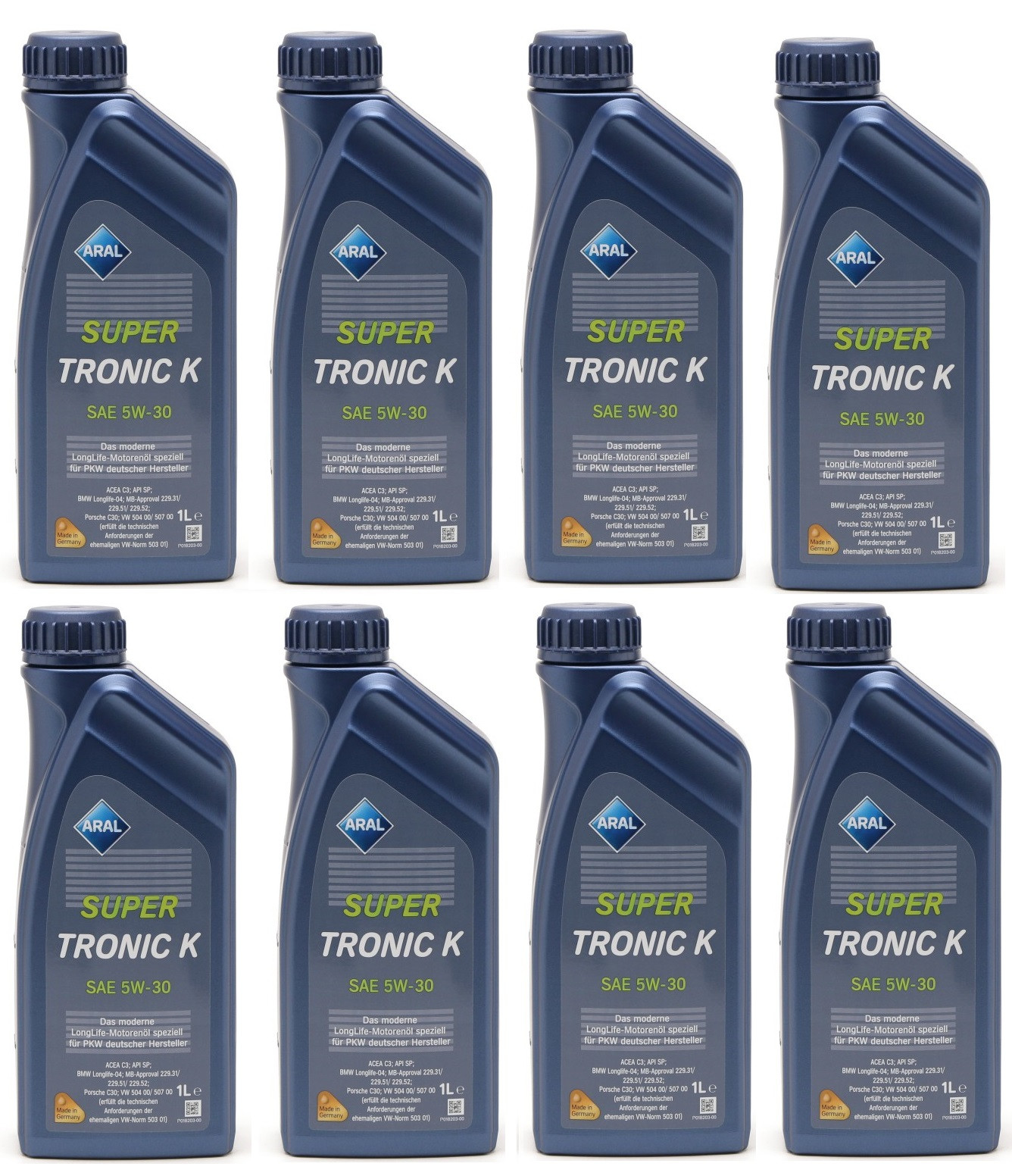 Aral Super Tronic K (ex. Longlife III) 5W-30 Motoröl 8x 1l = 8 Liter