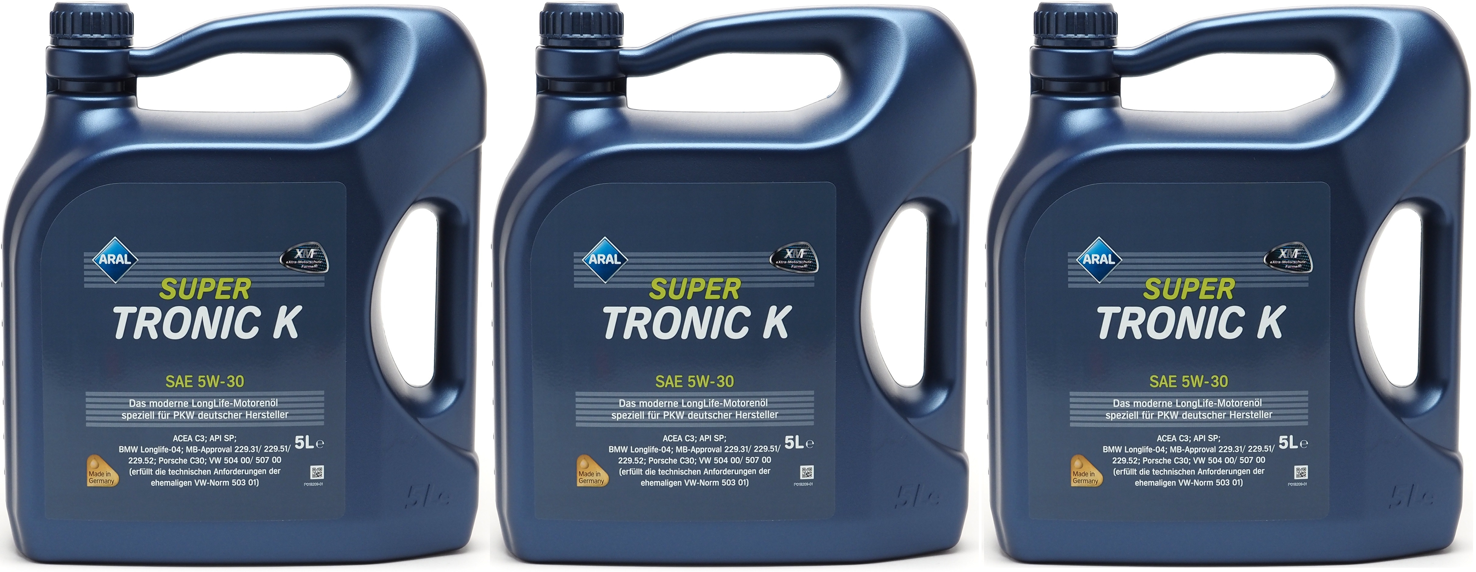 Aral Super Tronic K (ex. LongLife III) 5W-30 Motoröl 3x 5 = 15 Liter