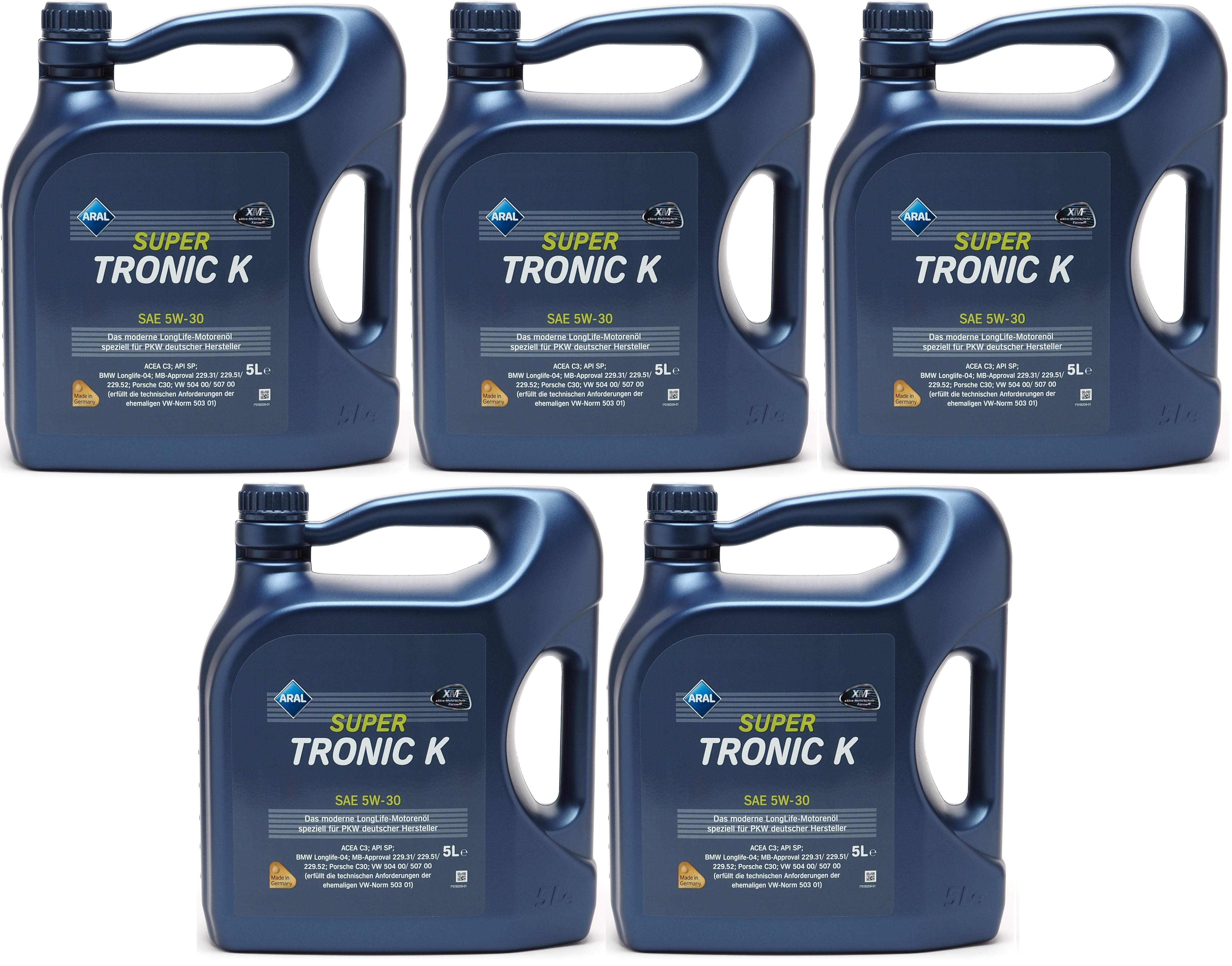 Aral Super Tronic K (ex. LongLife III) 5W-30 Motoröl 5x 5 = 25 Liter