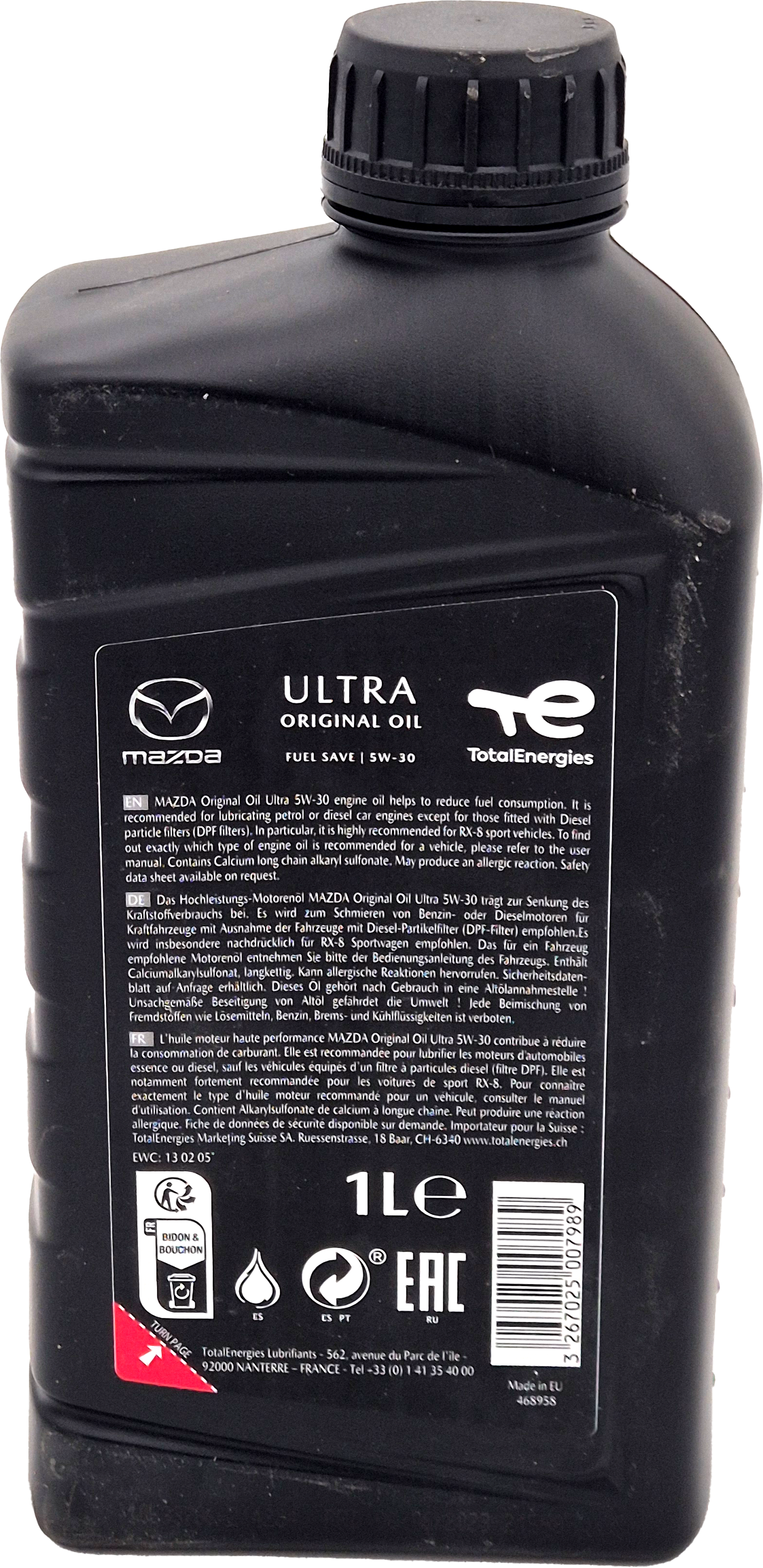 Original Mazda Ultra 5W-30 Motoröl 1l