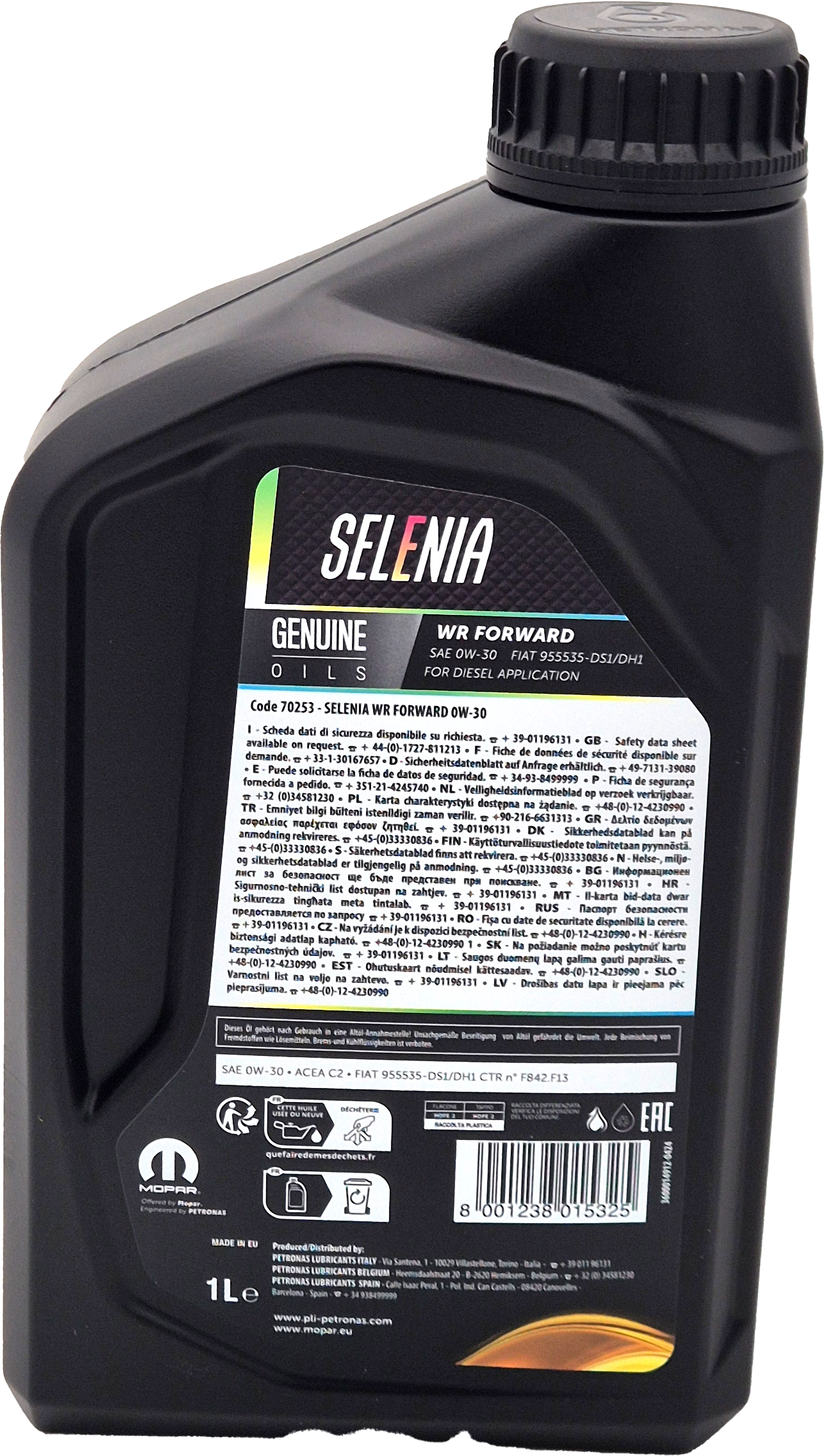 Selenia WR Forward 0W-30 Motoröl 1l