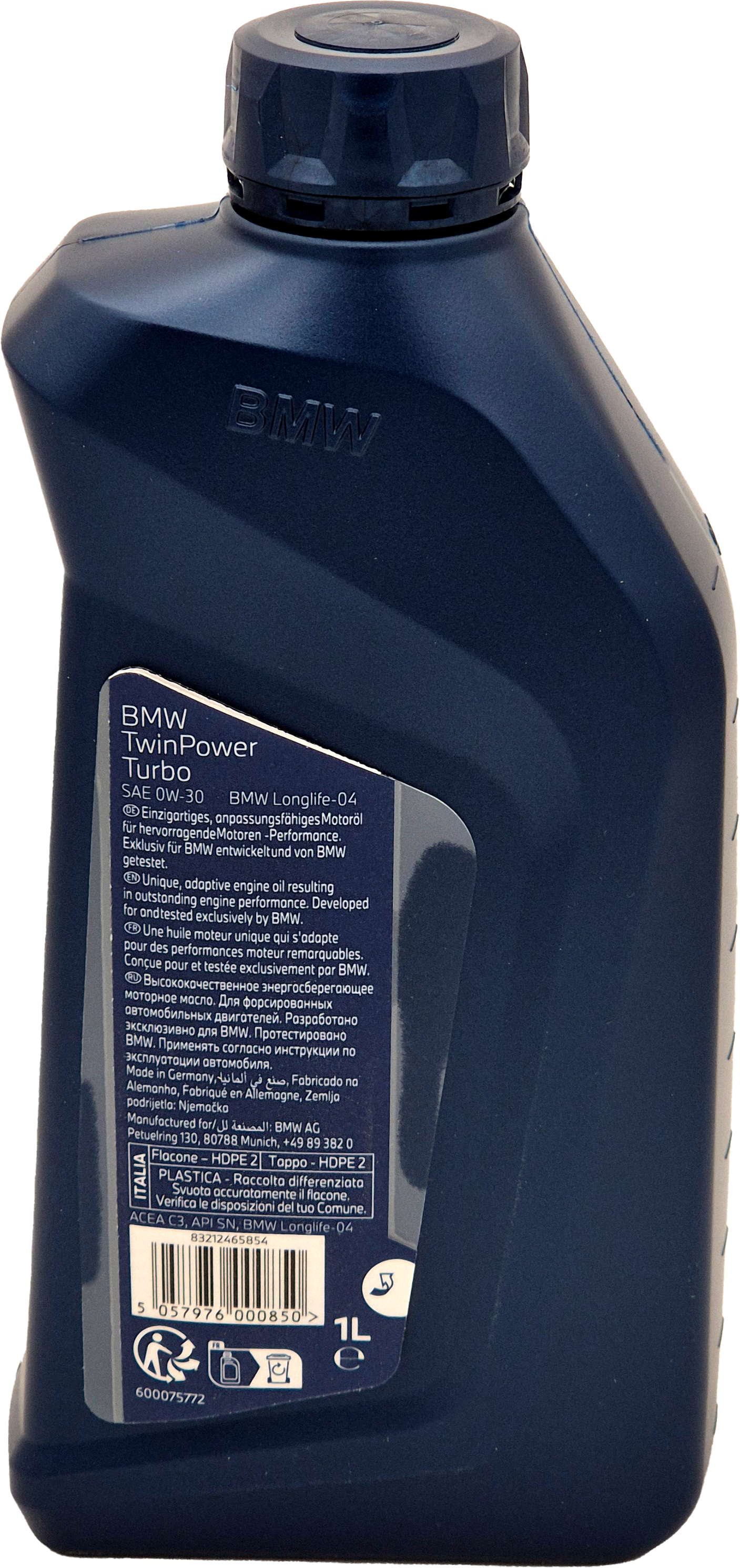 Original BMW Twin Power Turbo Longlife-04 0W-30 Motoröl 1l