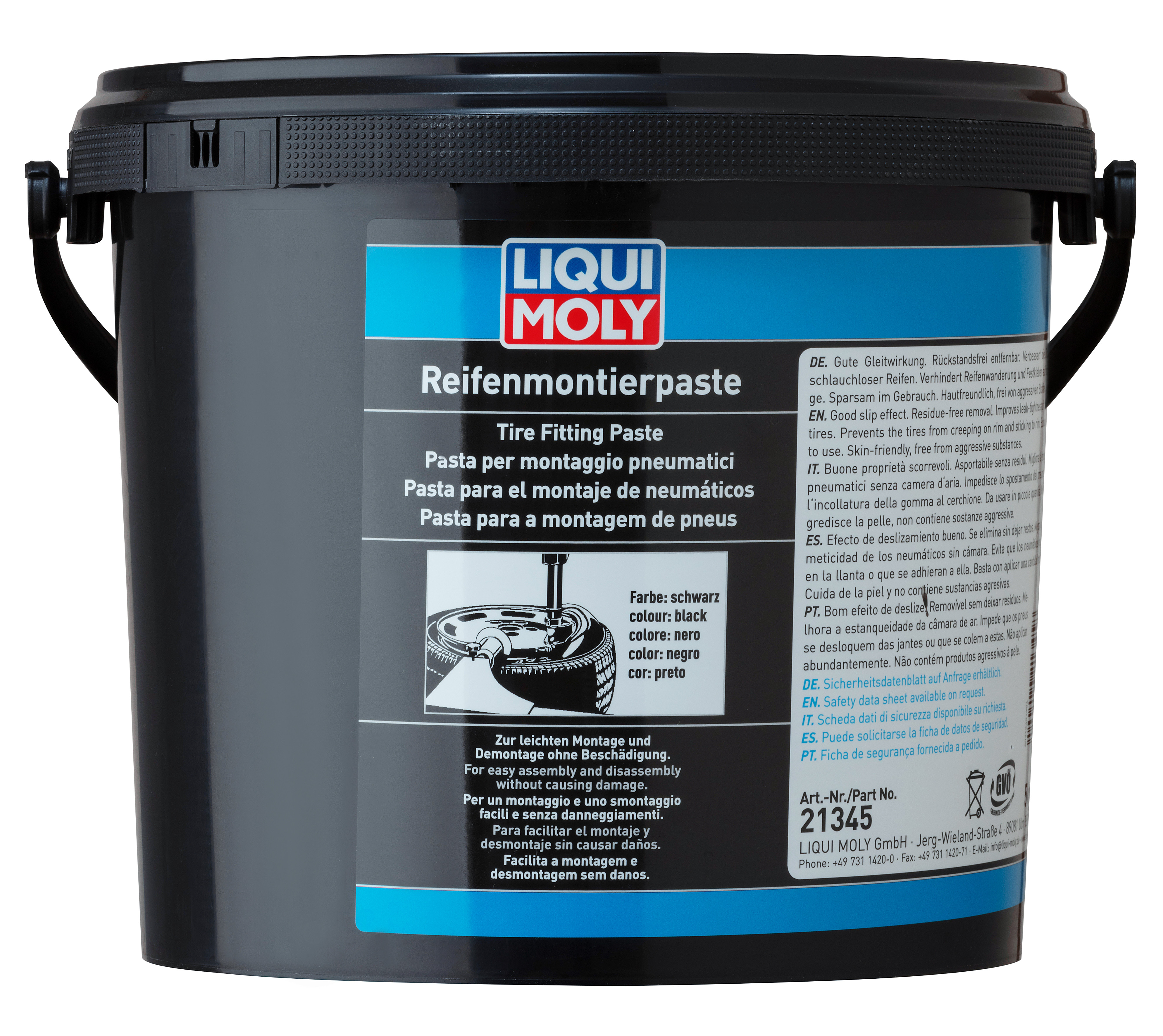 Liqui Moly 21345 Reifenmontierpaste schwarz 5kg