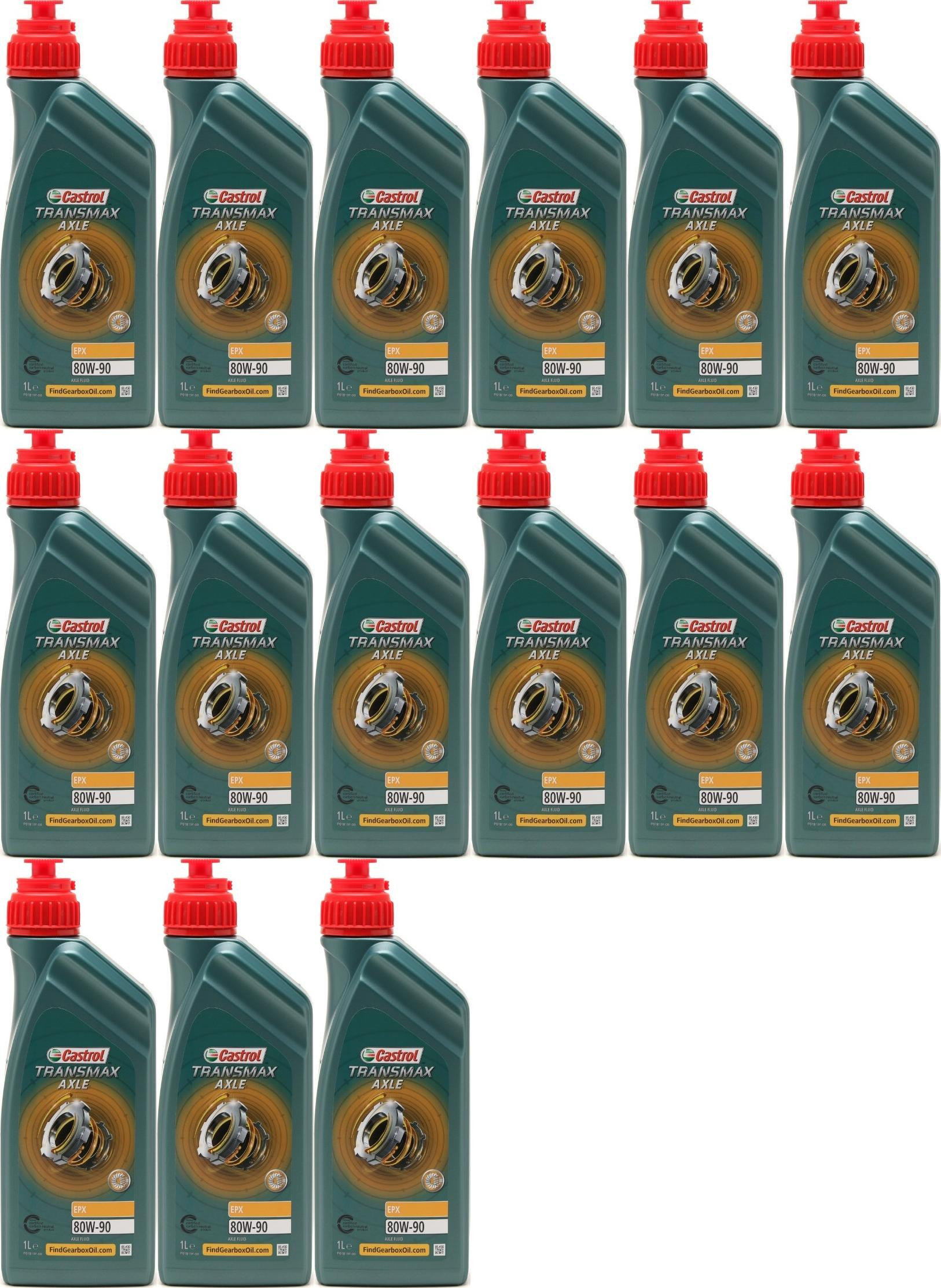 Castrol Transmax Axle EPX 80W-90 15x 1l = 15 Liter