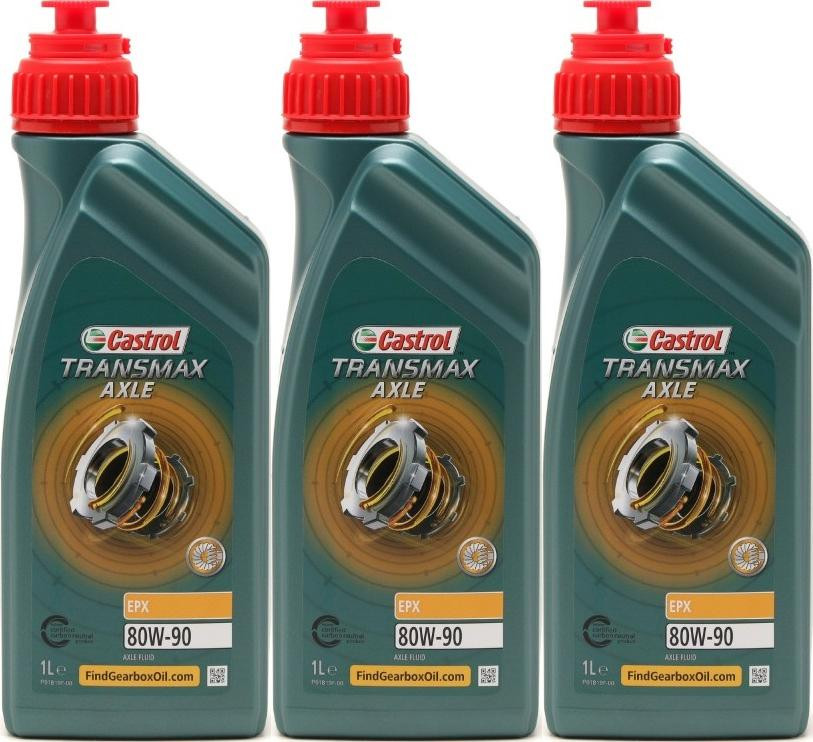 Castrol Transmax Axle EPX 80W-90 3x 1l = 3 Liter