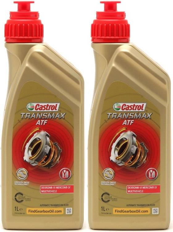 Castrol TRANSMAX ATF Dex/Merc Multivehicle 2x 1l = 2 Liter