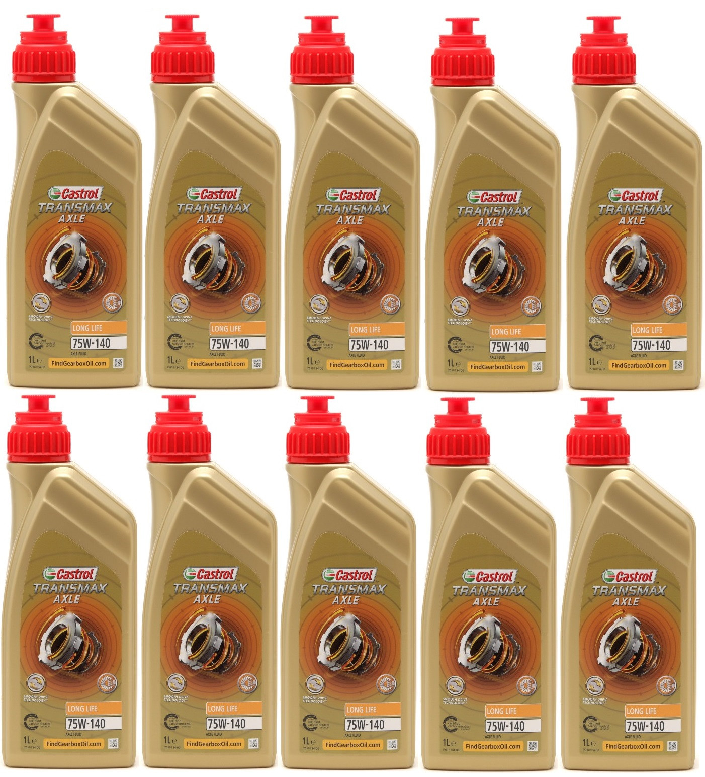 Castrol Transmax Axle Long Life 75W-140 10x 1l = 10 Liter