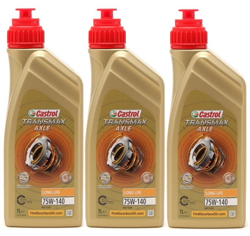 Castrol Transmax Axle Long Life 75W-140 3x 1l = 3 Liter