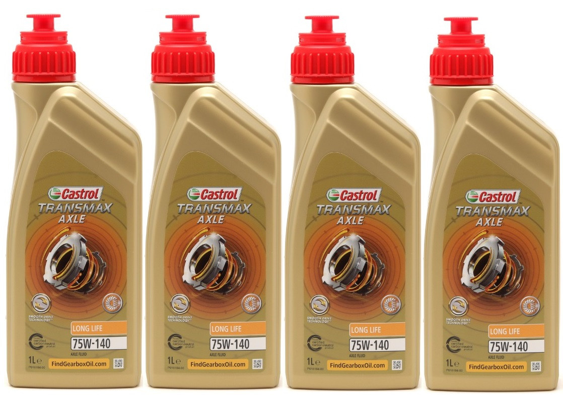 Castrol Transmax Axle Long Life 75W-140 4x 1l = 4 Liter