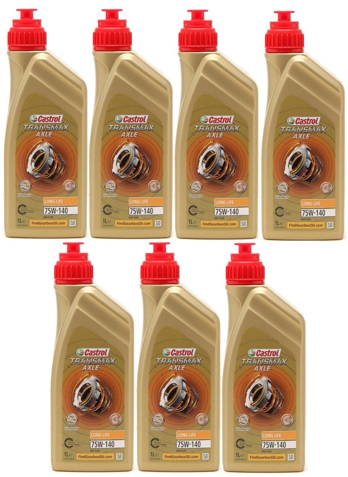 Castrol Transmax Axle Long Life 75W-140 7x 1l = 7 Liter