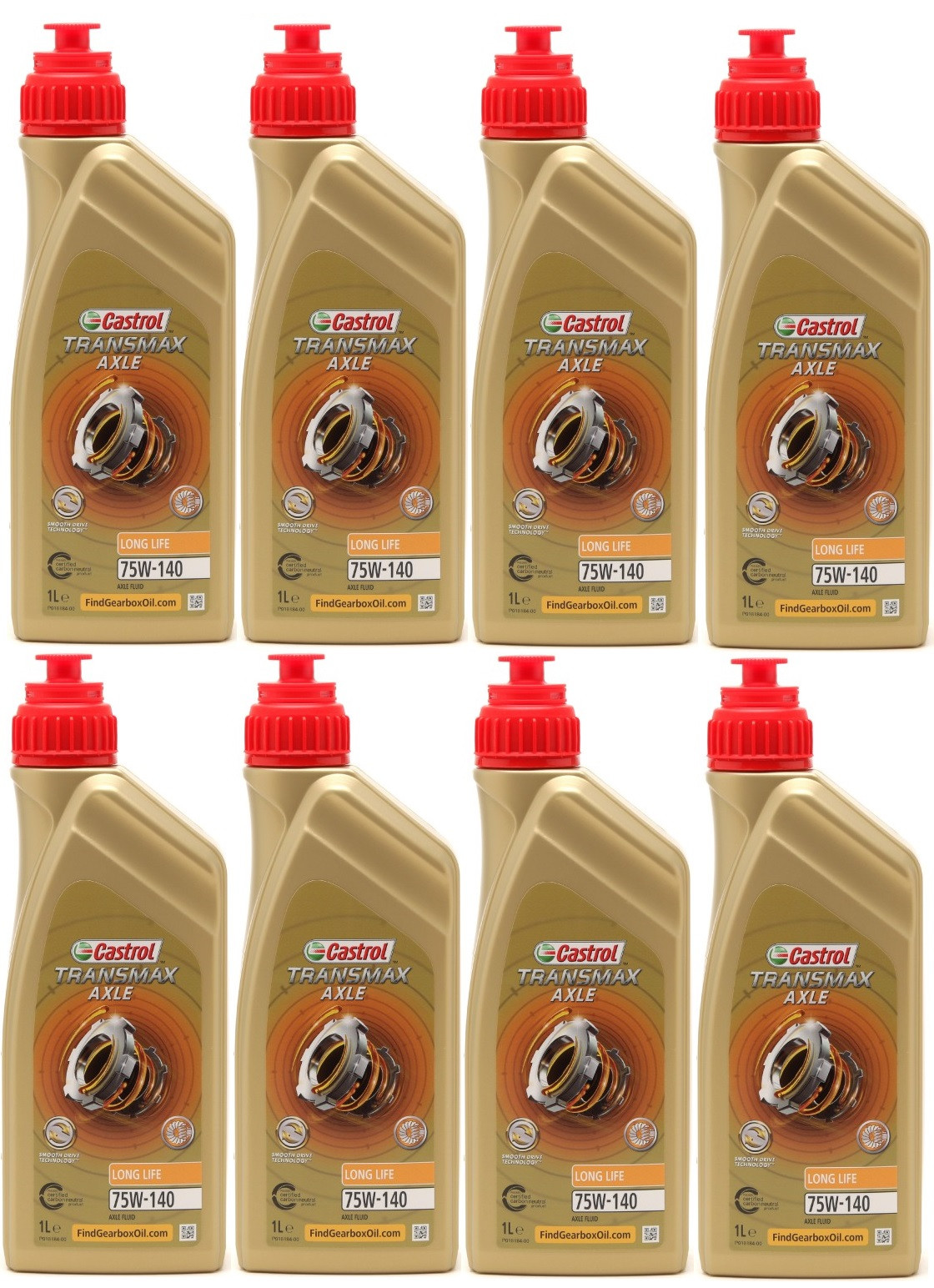Castrol Transmax Axle Long Life 75W-140 8x 1l = 8 Liter